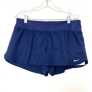 Nike Sports Shorts Swim Board Size L Midnight Navy Blue Women’s Pull On